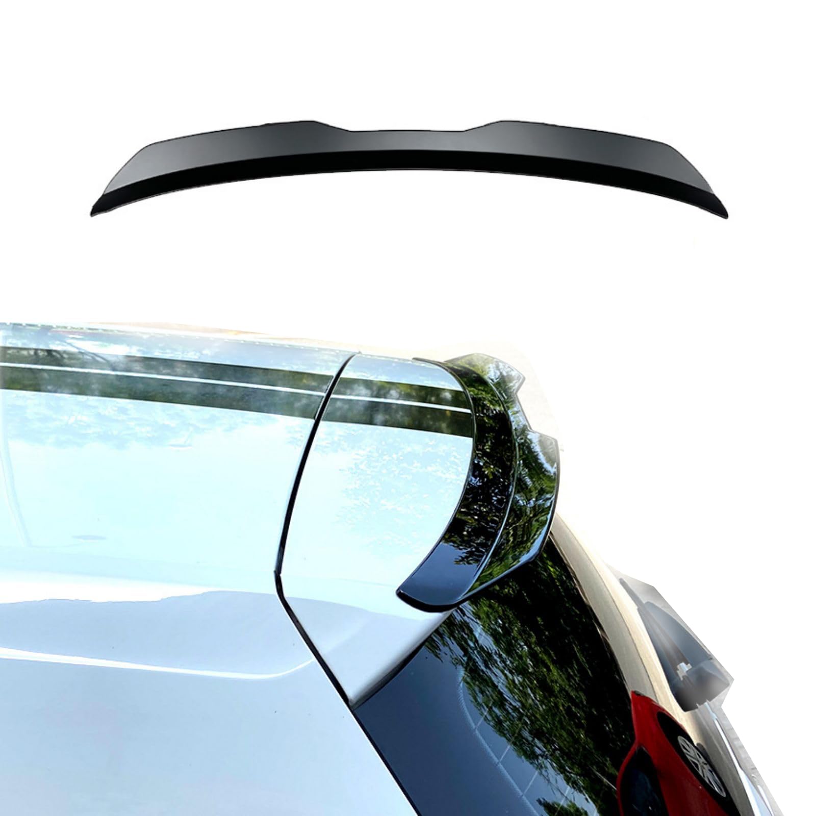 Auto Heckspoiler für Audi SQ5 II/Sportback (7Y) 2017 2018 2019 2020 2021 2022 2023 2024, Spoiler KofferraumSpoiler Autodach Rear Spoiler Autoteile,Matte Color von YPZHGS