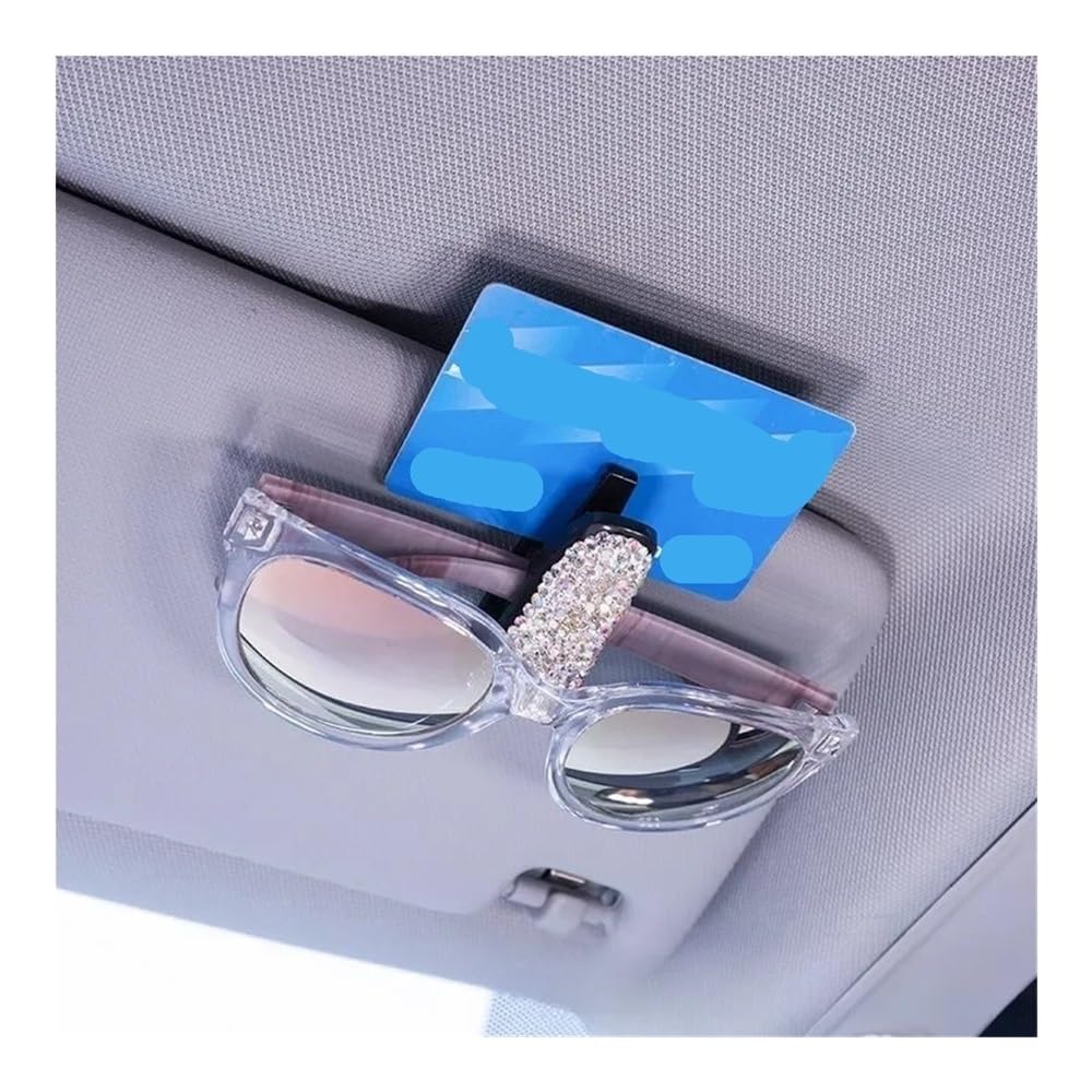 Universeller Auto-Sonnenbrillenhalter, Auto-Sonnenblende, Brillenhalter, Sonnenbrillen-Organizer, Clip, Auto-Brillen-Aufbewahrungszubehör, Auto-Innenzubehör, leicht zugängliches Mini-Auto-Zubehör(3pcs von YQ-ERVBERV