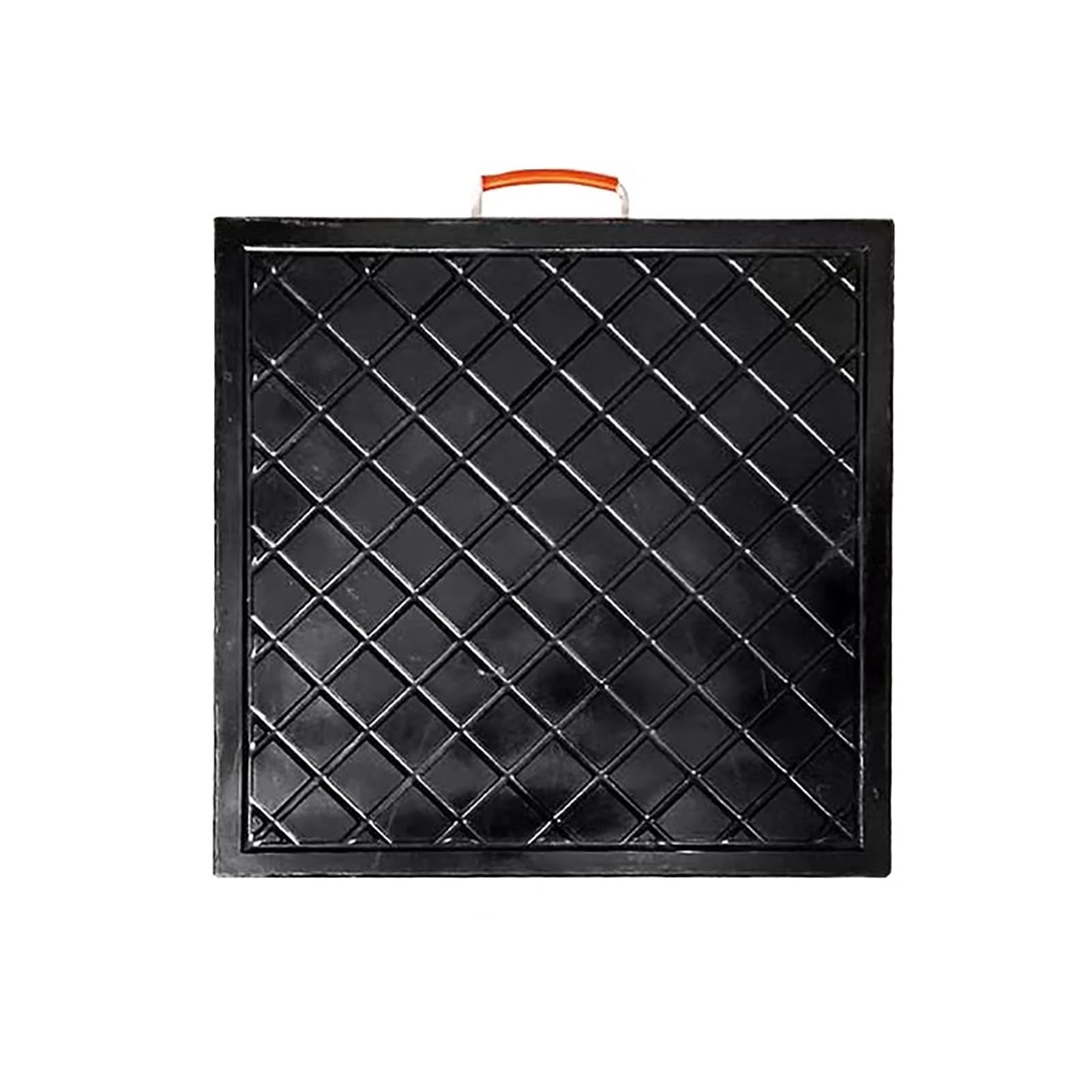 Jack Landing Pad Outrigger Jack Pads, Stabilisierende Outrigger Pads, RV Nivellierpads für Abschleppdienst LKW Anhänger Kran (Color : Black, Size : 40x40x4cm/15.75x15.75x1.57in) von YQCXG