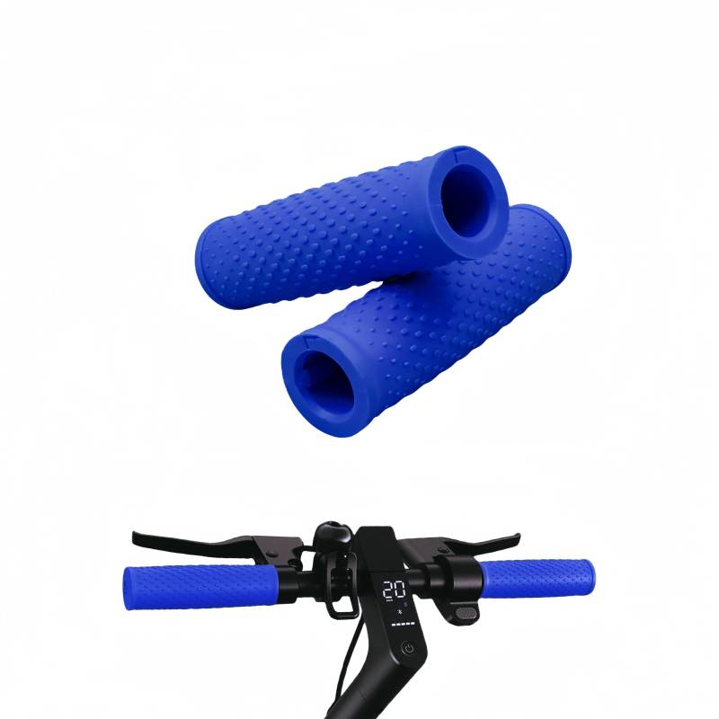 YQQXCY 1 Paar Griffe für Elektroroller,Kompatibel Xiaomi 1S M365 Pro Pro2 Elektroscooter,Rutschfeste Textur Ergonomisch (Blau) von YQQXCY