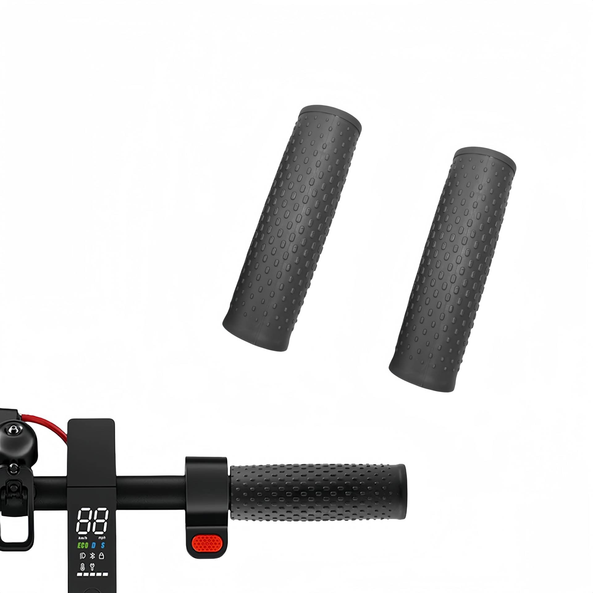 YQQXCY 1 Paar Griffe für Elektroroller,Kompatibel Xiaomi 1S M365 Pro Pro2 Elektroscooter,Rutschfeste Textur Ergonomisch (Dunkelgrau) von YQQXCY