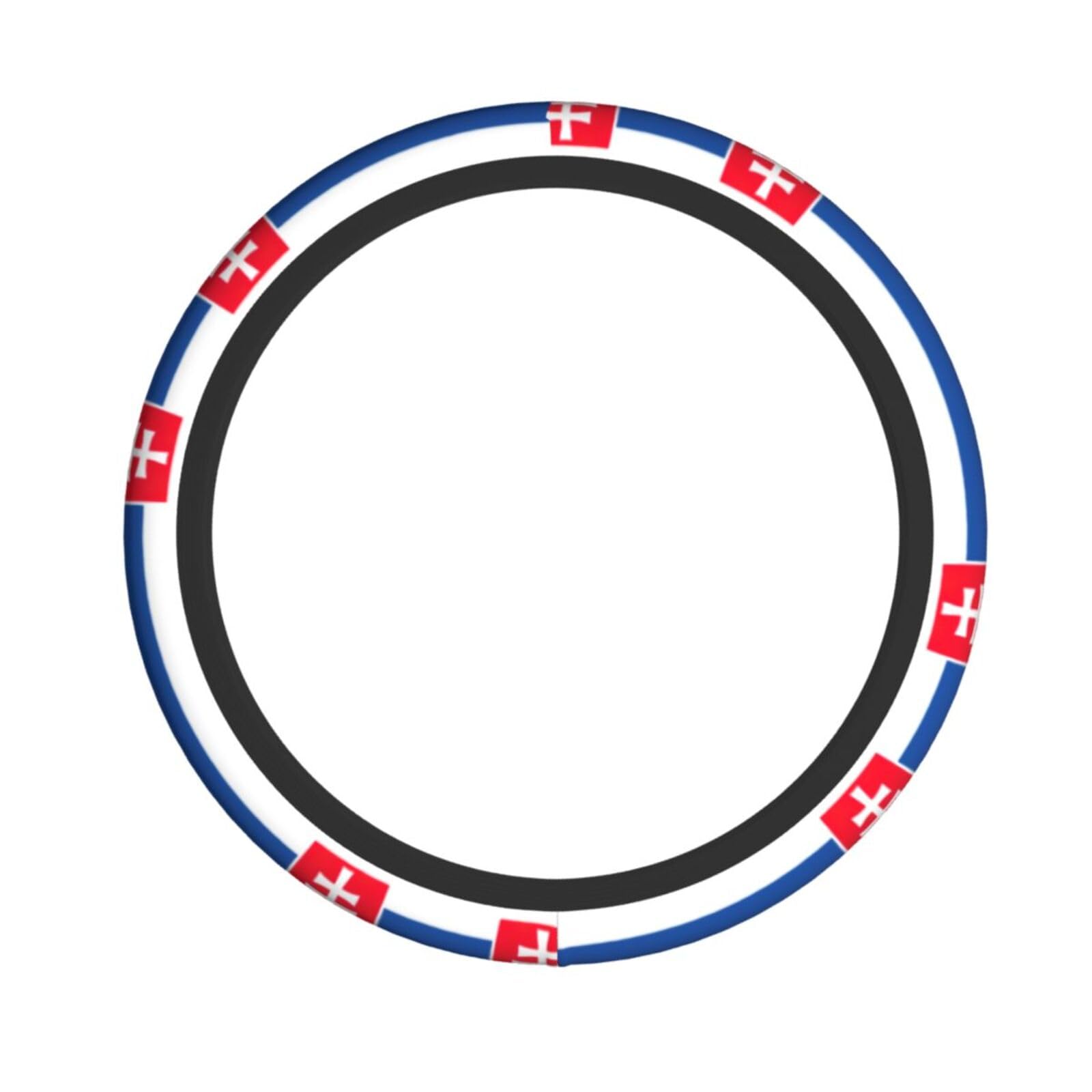 Universal-Lenkradbezug mit Flagge der Slowakei, passend für die meisten Fahrzeuge, Chloropren-Kautschuk-Material, leicht zu reinigen von YQTGBCED