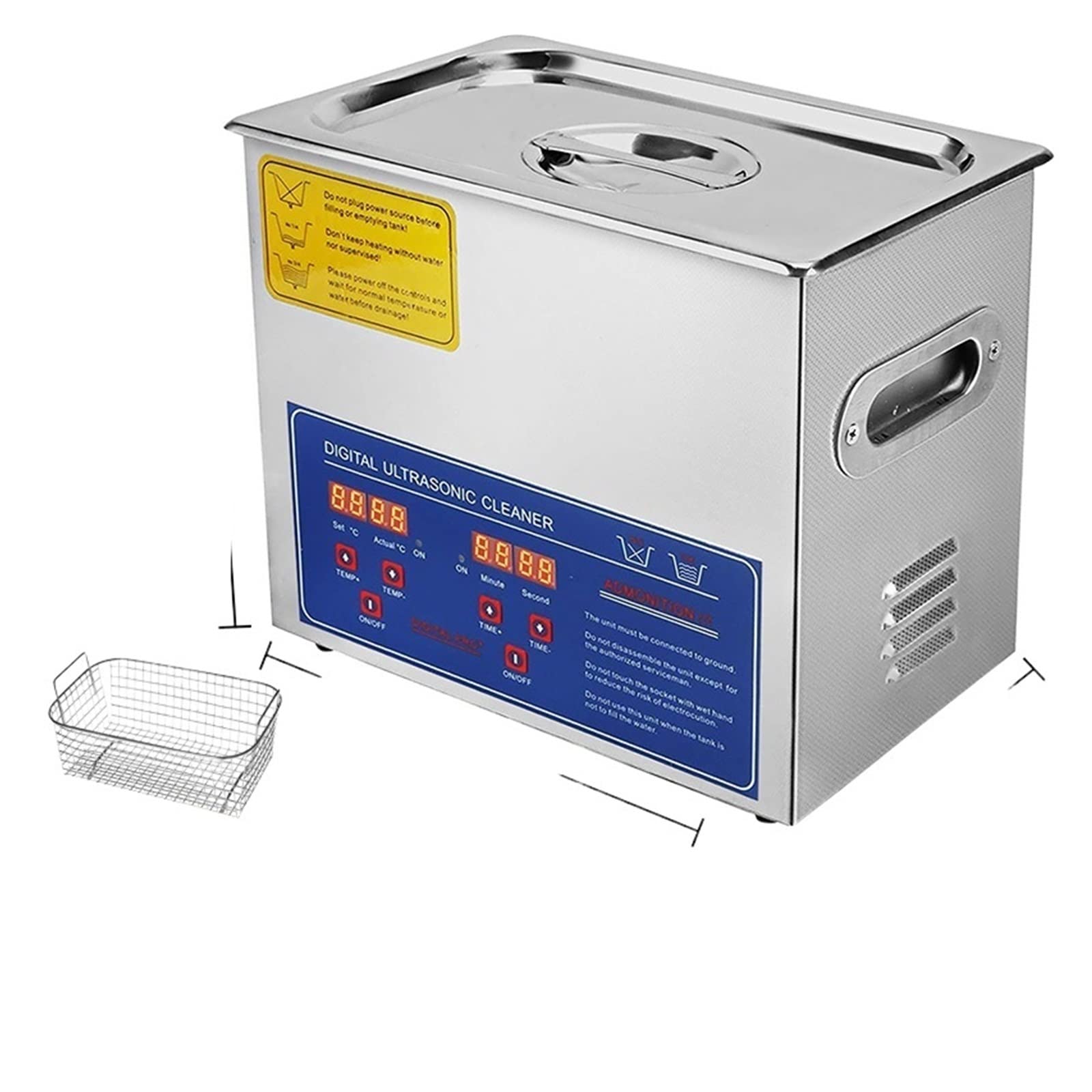 1.3L 2L 3L 6L 10L 15L 22L 30L Ultraschallreiniger Lave-Dishes Tragbare Waschmaschine Geschirrspüler Ultraschall Haushaltsgeräte(3L) von YQVEOT