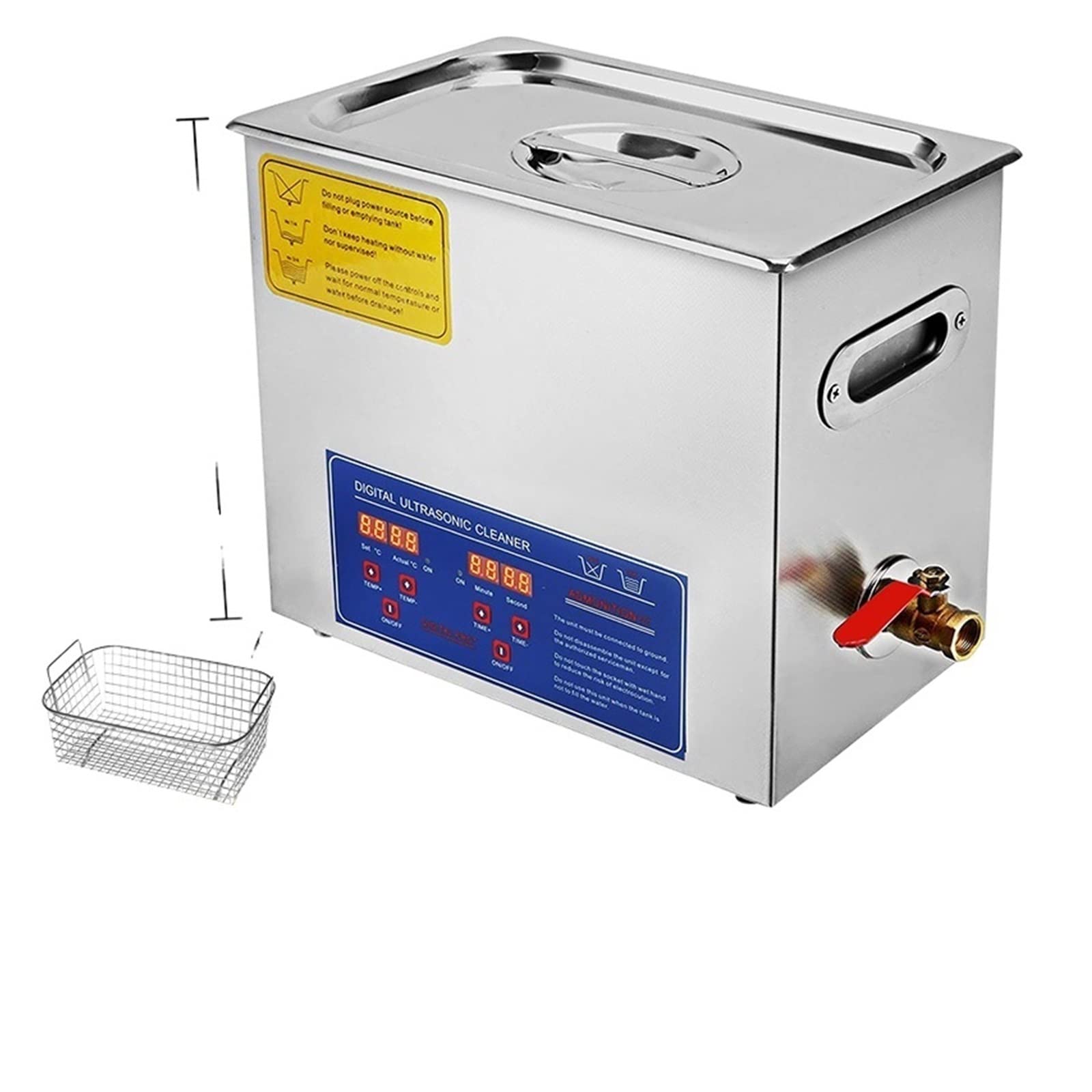 1.3L 2L 3L 6L 10L 15L 22L 30L Ultraschallreiniger Lave-Dishes Tragbare Waschmaschine Geschirrspüler Ultraschall Haushaltsgeräte(6L liquefied/natural gas) von YQVEOT