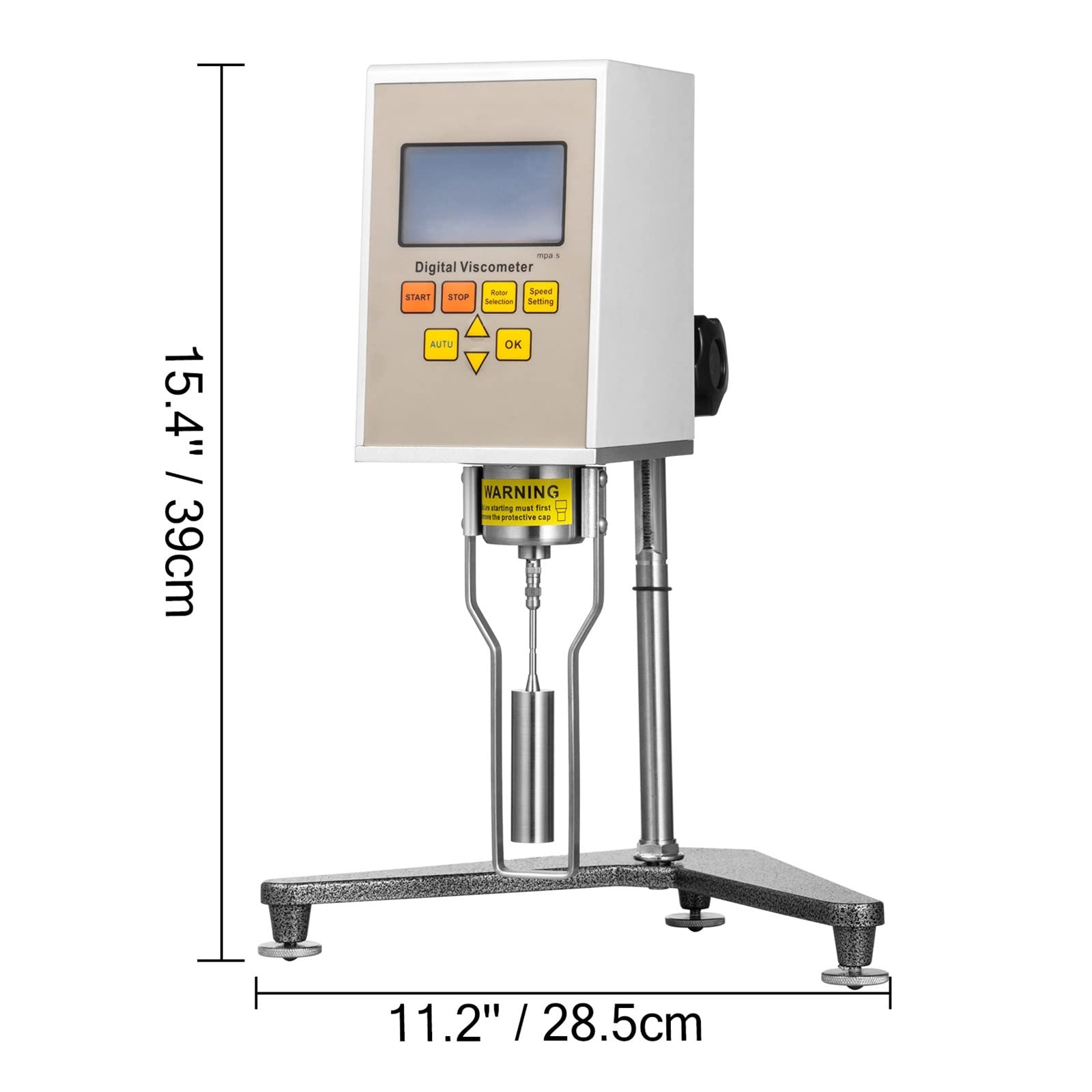 10-1×105 MPA.S Digital-Viskosimeter, NDJ-5S Digital-Rotationsviskositätstester, Digitalanzeige-Rotationsviskosimeter, Tester-Messgerät, Genauigkeit, tragbares Flüssigkeitsviskosimeter(NDJ-5S,GERMANY) von YQVEOT