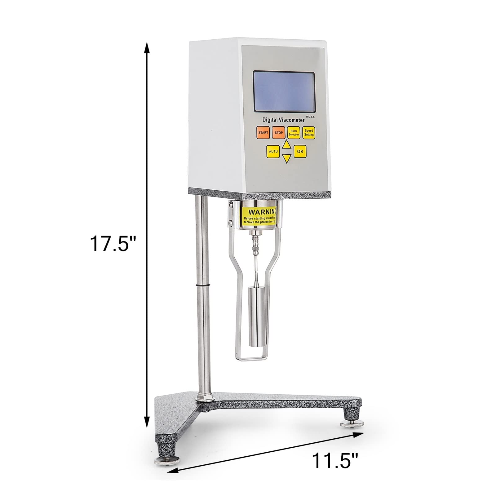 10-1×105 MPA.S Digital-Viskosimeter, NDJ-5S Digital-Rotationsviskositätstester, Digitalanzeige-Rotationsviskosimeter, Tester-Messgerät, Genauigkeit, tragbares Flüssigkeitsviskosimeter(NDJ-9S,GERMANY) von YQVEOT