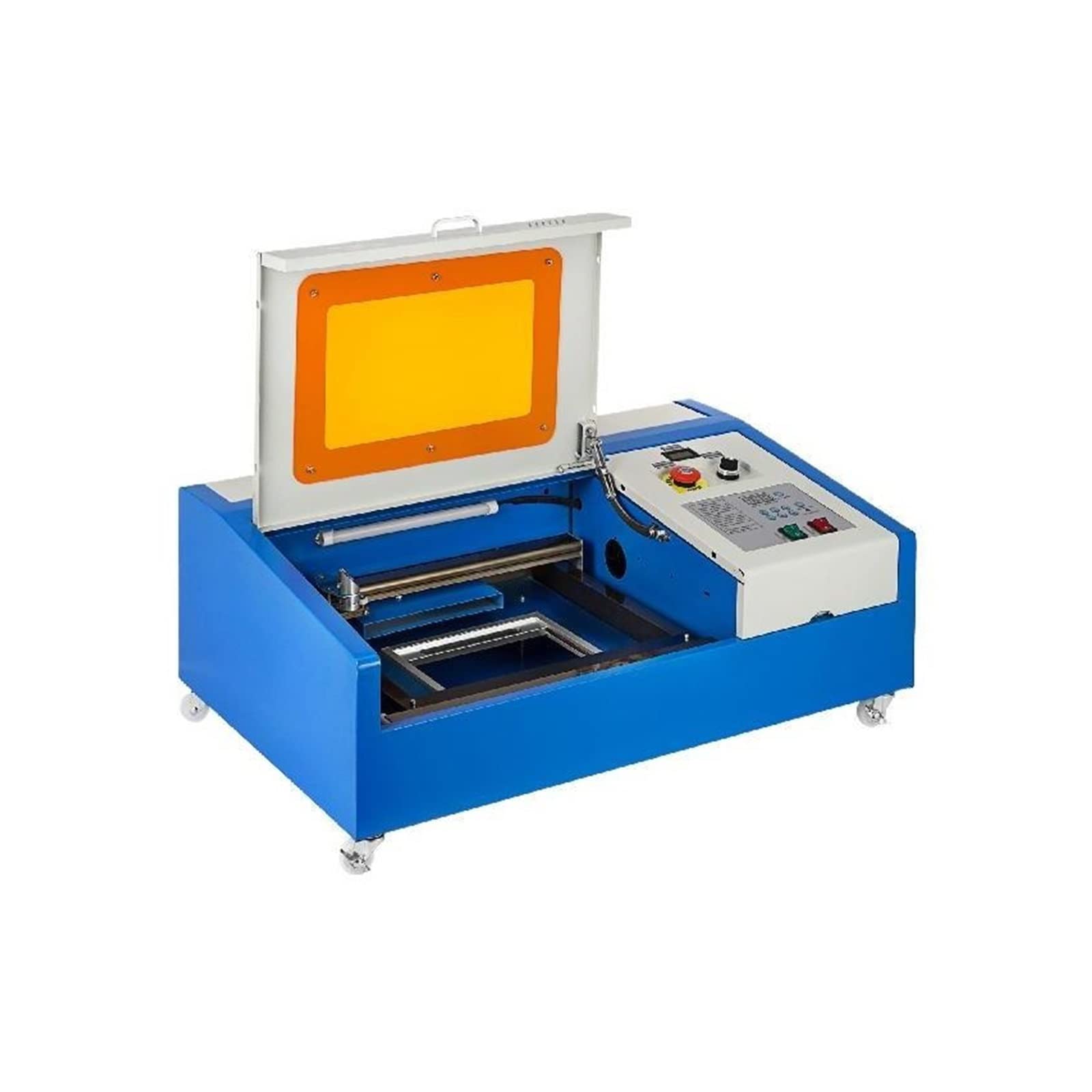 40W CO2-Graviermaschine Graveur 30x20cm Schneidemaschine K40 Graviermaschine mit USB-Anschluss LCD-Display von YQVEOT