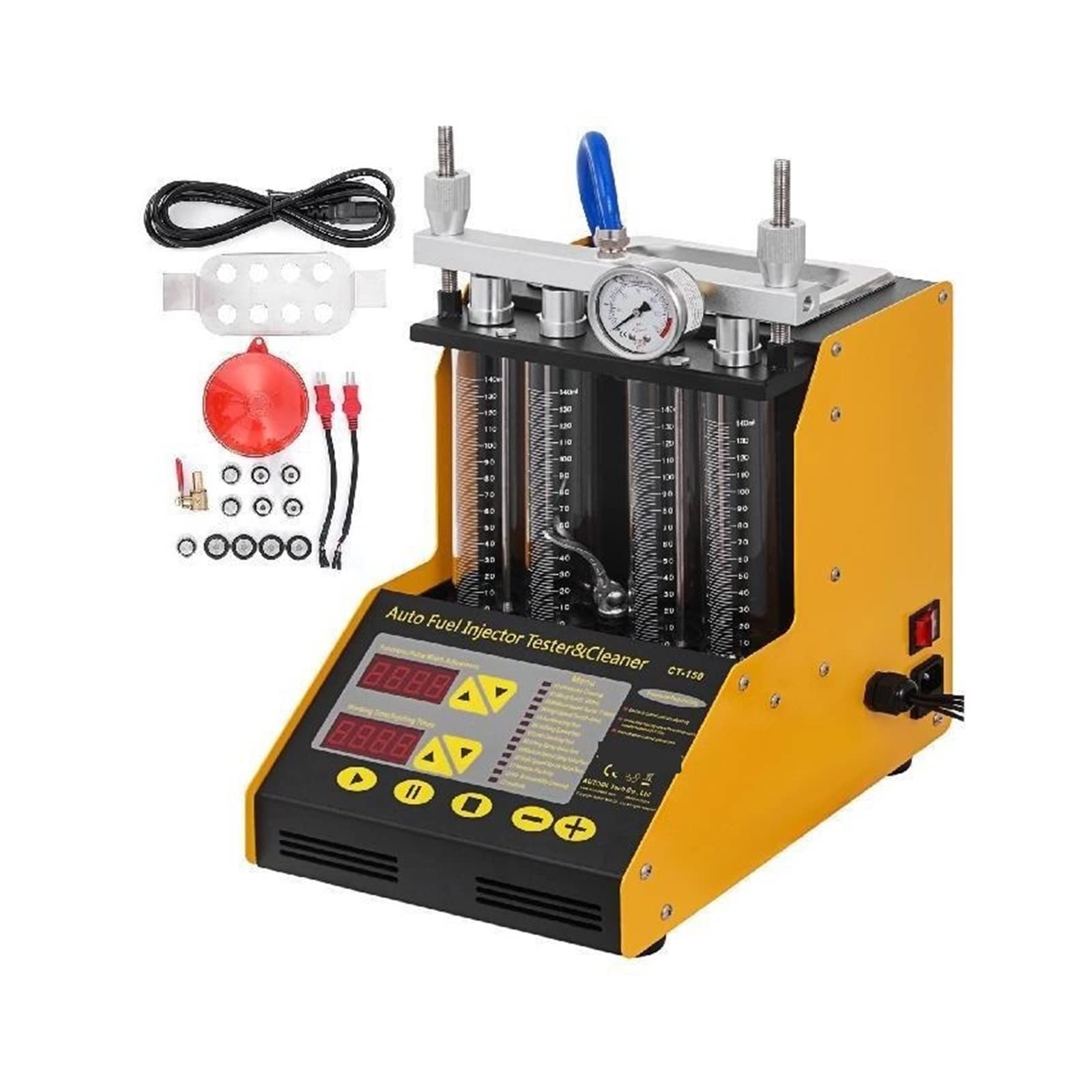 Auto Cleaner Fuel Injector Tester 4-Zylinder-Benzin-Ultraschall-Reinigungswerkzeuge CT150 von YQVEOT