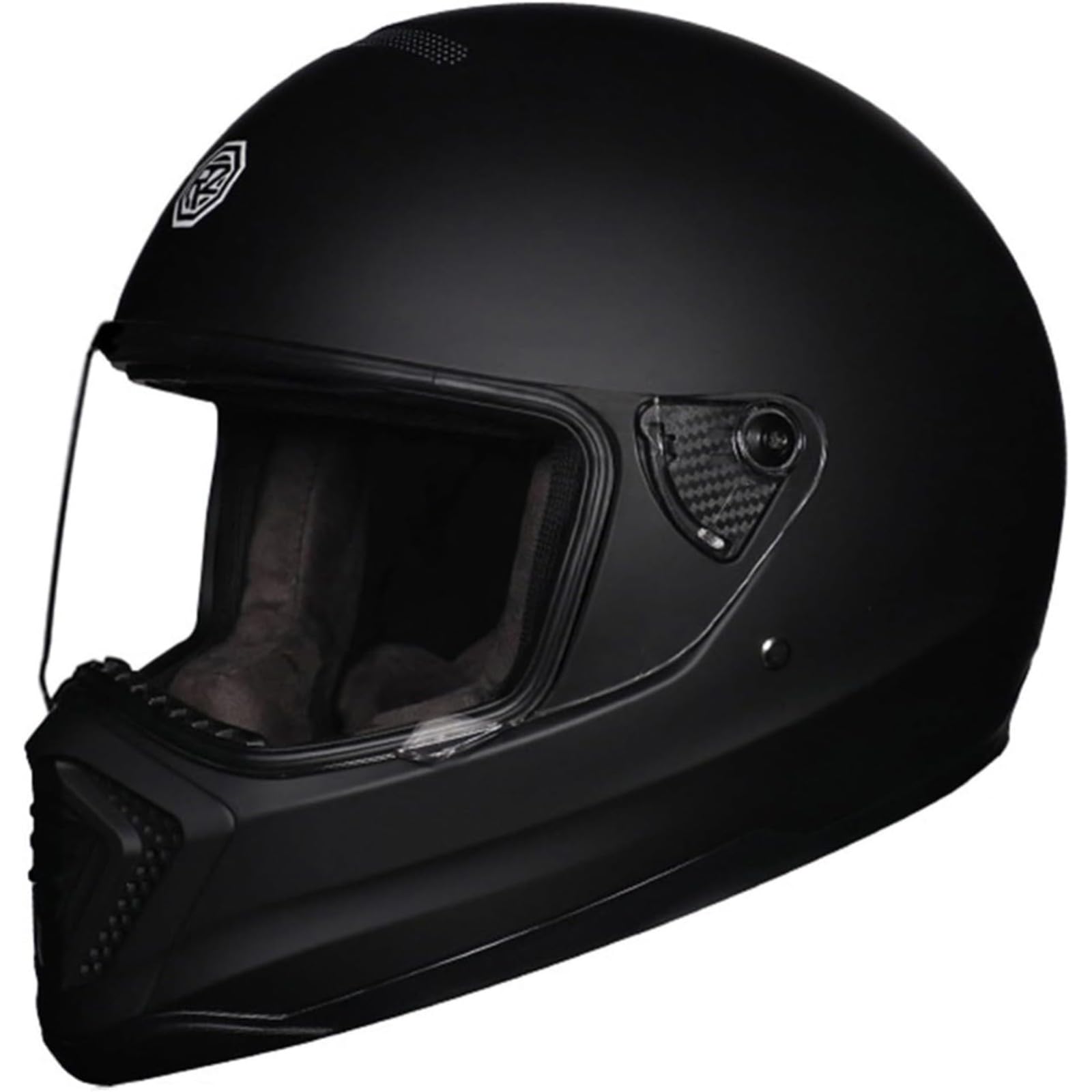 Integralhelm Motorradhelm, ECE-Geprüfter Motorradhelm, Integralhelm Für Männer Und Frauen, Scooter Retro Classic Crash Racing Helm B,M=57~58CM von YQWDWD