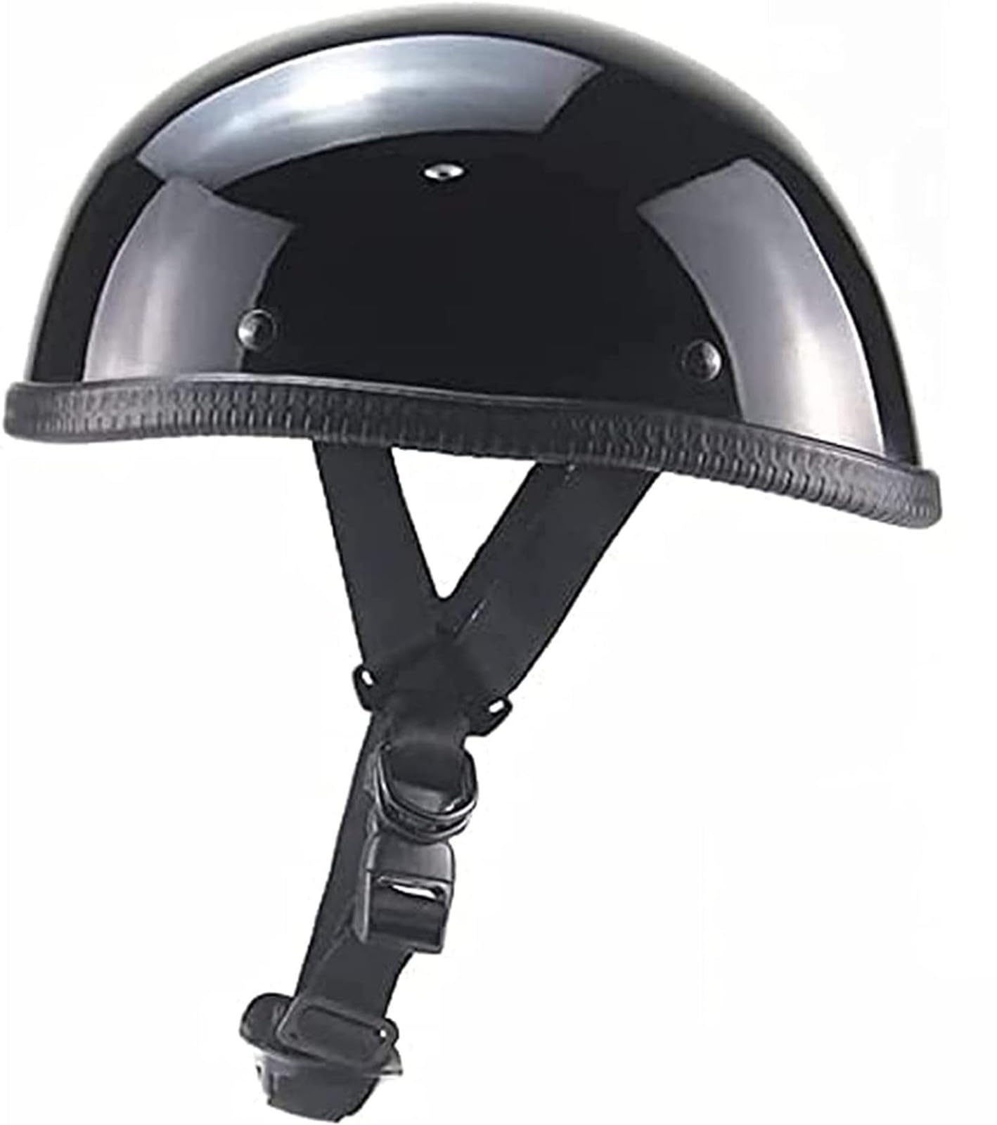 YQWDWD Motorrad-Halbhelm, Retro-Helm mit offenem Gesicht, Moped-Roller-Halbhelm, DOT-zugelassen für Männer und Frauen, Vintage-Lokomotiv-Motorrad-Halbschalenhelm B,XXL=(63~64CM) von YQWDWD