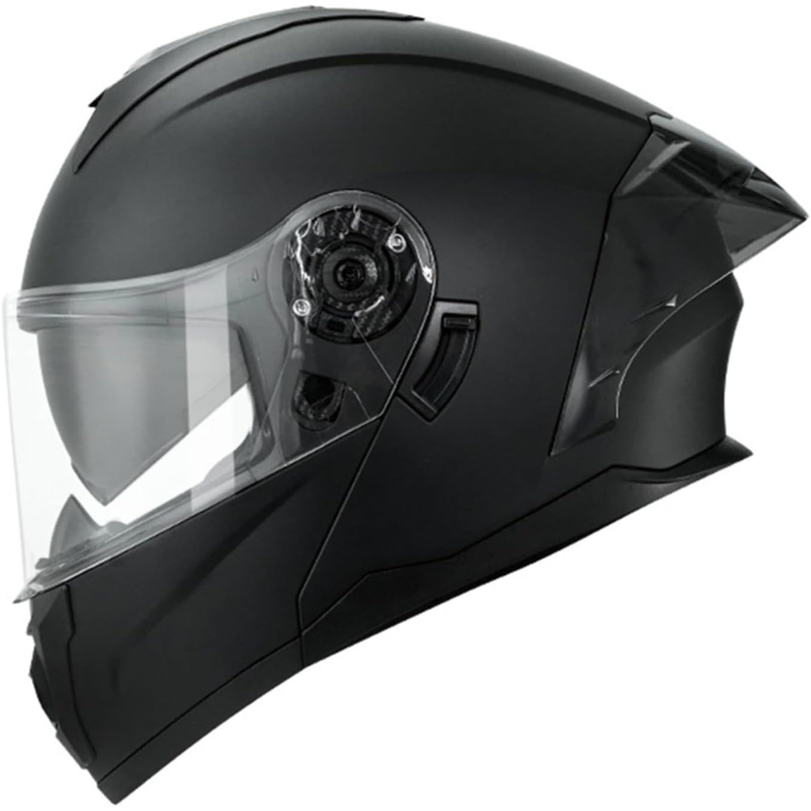 YQWDWD Motorradhelm Klapphelm, DOT/ECE-Zertifizierter Integralhelm Für Männer Und Frauen, Modularer Motorradhelm Mit Doppelvisier, Integrierter Moped-Scooter-Helm A,2XL=63~64CM von YQWDWD