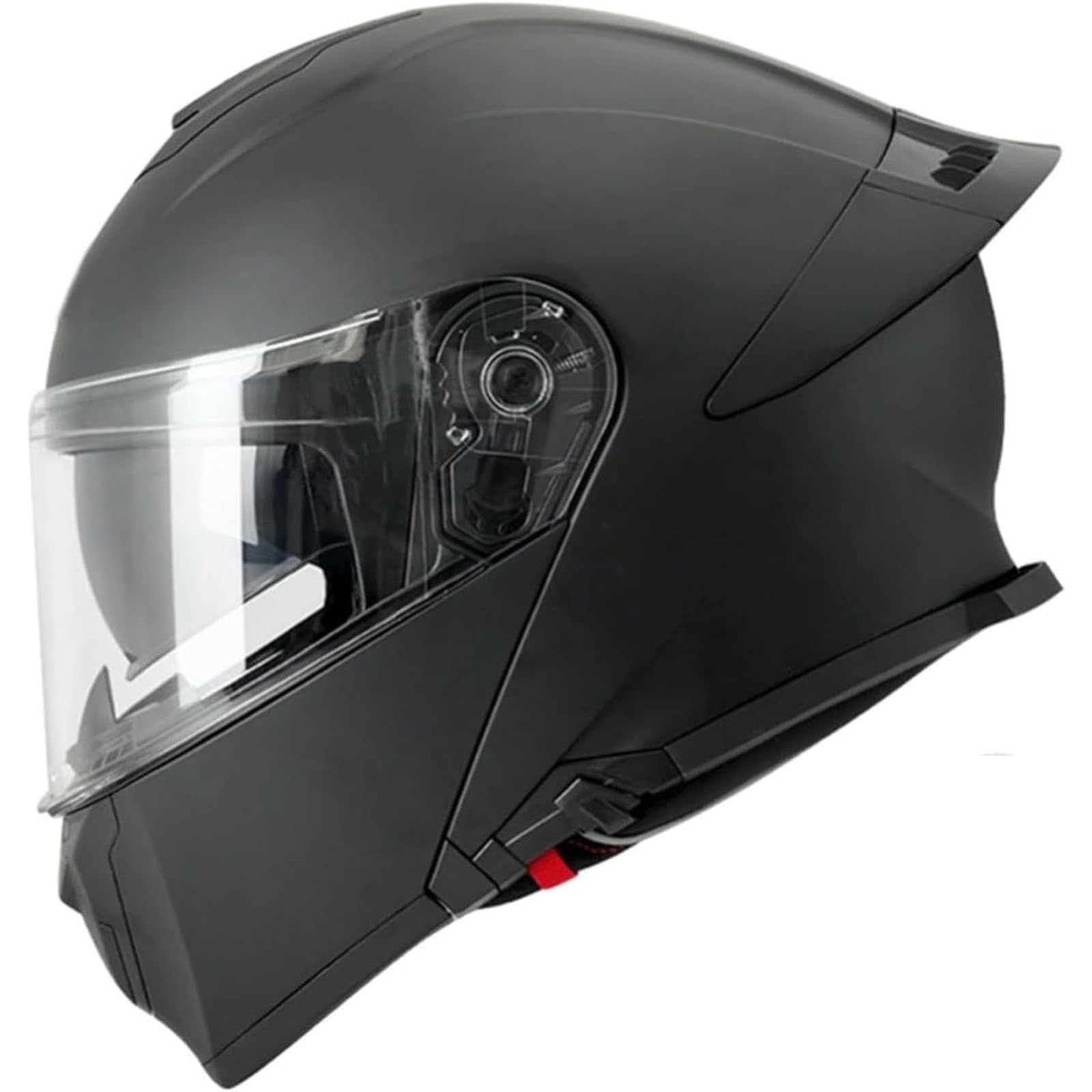 YQWDWD Motorradhelm Klapphelm, ECE-Zertifizierter Integralhelm Modularer Motorradhelm Mit Doppelvisier, Rollerhelm Sturzhelm Für Damen Herren E,M=57~58CM von YQWDWD