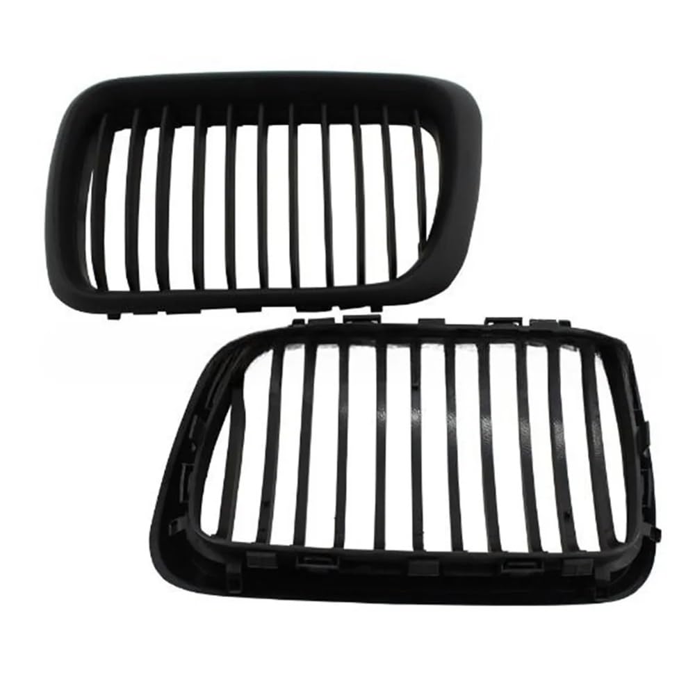 Auto Front Grill 1 Paar Auto-Fronthaube, Nierengrill, einzelne Lamelle, kompatibel mit für 3er-Serie E36 318i 320i 323i 325i 328i 1997–1999 Auto Front Nieren Kühlergrill von YQZGRD