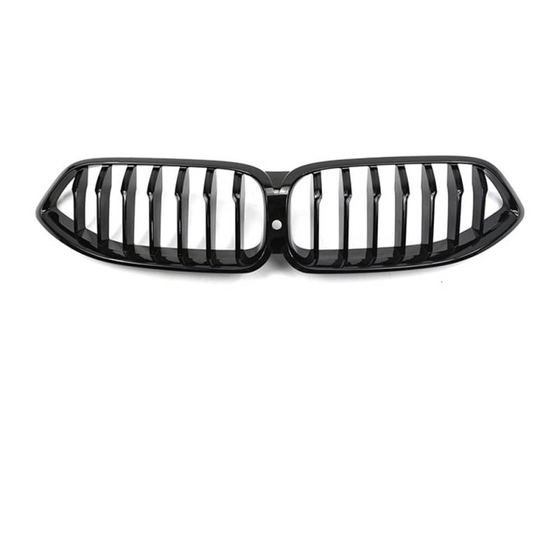 Auto Front Grill Auto Front Stoßstange Niere Haube Grille Für 8 Serie G14 G15 G16 2018-2022 Klavier Schwarz Carbon Stil Auto Zubehör Auto Front Nieren Kühlergrill von YQZGRD