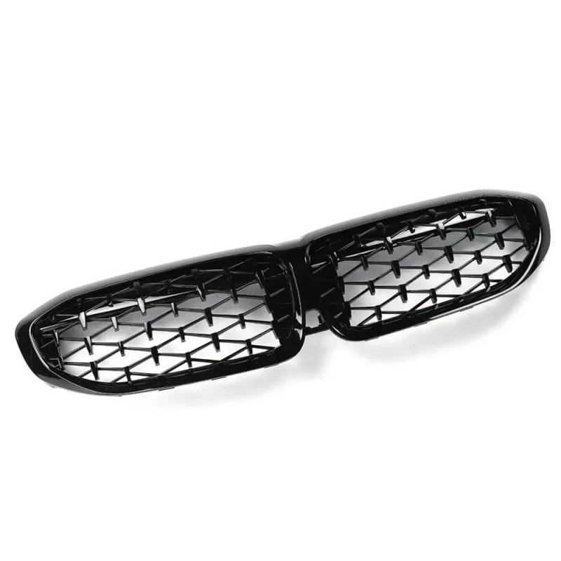 Auto Front Grill Auto Front Stoßstange Nieren Grill Diamant Glanz Schwarz Für 3 Serie G20 G21 2019-2020 Accessiors Außen Teil Auto Front Nieren Kühlergrill von YQZGRD