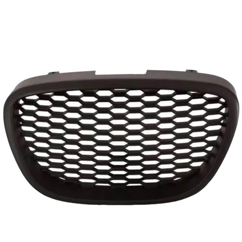 Auto Front Grill Auto-Frontstoßstangengrill, schwarzes Netz, ohne Abzeichen, kompatibel für Seat für Leon MK2 1P 2006–2009 Auto Front Nieren Kühlergrill von YQZGRD