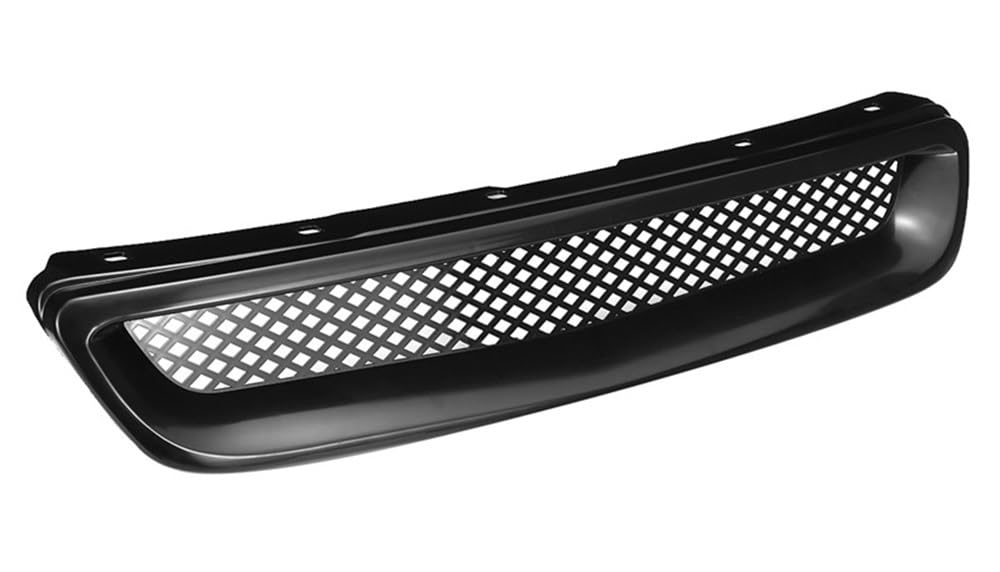 Auto Front Grill Für Civic Für EK CX DX EX HX LX Typ R 1996 1997 1998 Schwarz Auto Front Stoßstange Haube Grill Abdeckung Auto Front Nieren Kühlergrill von YQZGRD