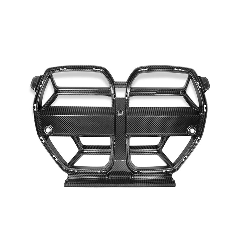 Auto Front Grill Für Dry Carbon Fiber Grille mit Acc Für M3 G80 M4 G82 Frontschürze Kunststoff Grill Auto 2021 + CSL XDrive Auto Zubehör Auto Front Nieren Kühlergrill von YQZGRD