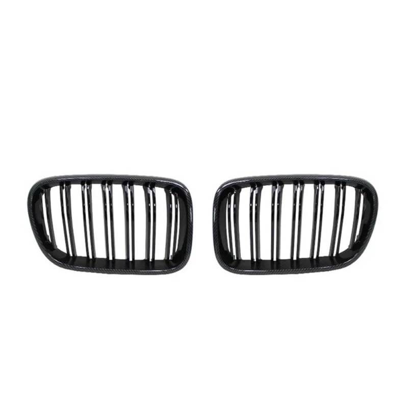 Auto Front Grill Für X3 F25 2010 2011 2012 2013 glänzend schwarzer Kühlergrill Auto-Fronthaubengrill Nierengitter Zubehör Auto Front Nieren Kühlergrill von YQZGRD