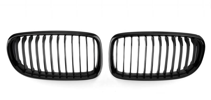 Auto Front Grill Glänzend Schwarze Auto-Frontgrills für E90 E91 für Tuning für 3er-Serie 2005 2006 2007 2008 2009 2010 2011 2012 Auto Front Nieren Kühlergrill von YQZGRD