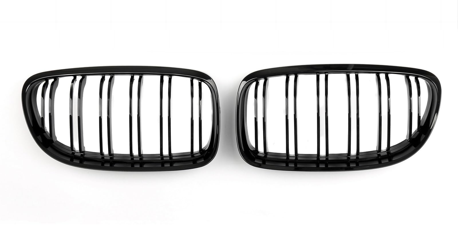 Auto Front Grill Glänzend Schwarze Auto-Frontgrills für E90 E91 für Tuning für 3er-Serie 2005 2006 2007 2008 2009 2010 2011 2012 Auto Front Nieren Kühlergrill von YQZGRD