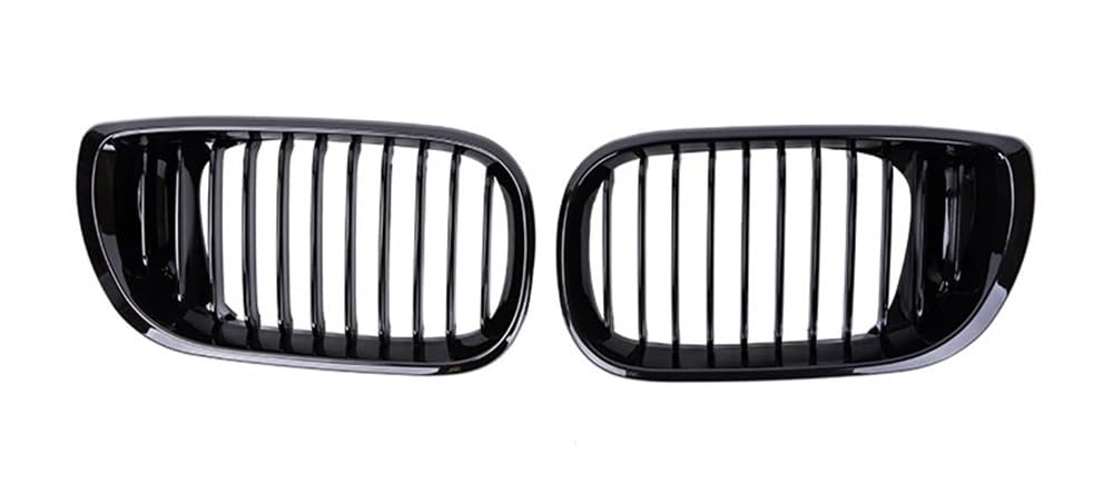 Auto Front Grill Glanzschwarzes Auto-Frontnierengrill-Haubengitter für 3er-Serie für E46 4-Türer 2002 2003 2004 2005 Autozubehör Auto Front Nieren Kühlergrill von YQZGRD