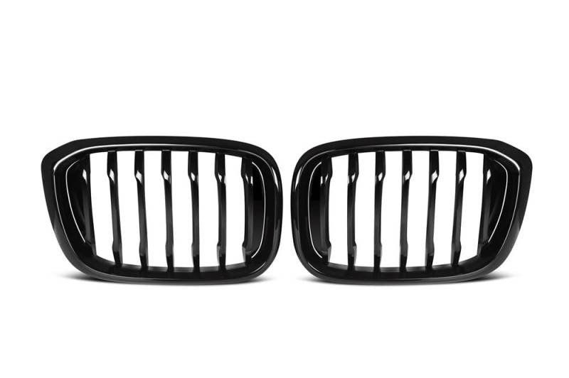 Auto Front Nieren Kühlergrill 2 Stück Fronthaube Nierengitter Ersatz für X3 X4 G01 G02 G08 2018–2021 Auto-Styling-Zubehör von YQZGRD