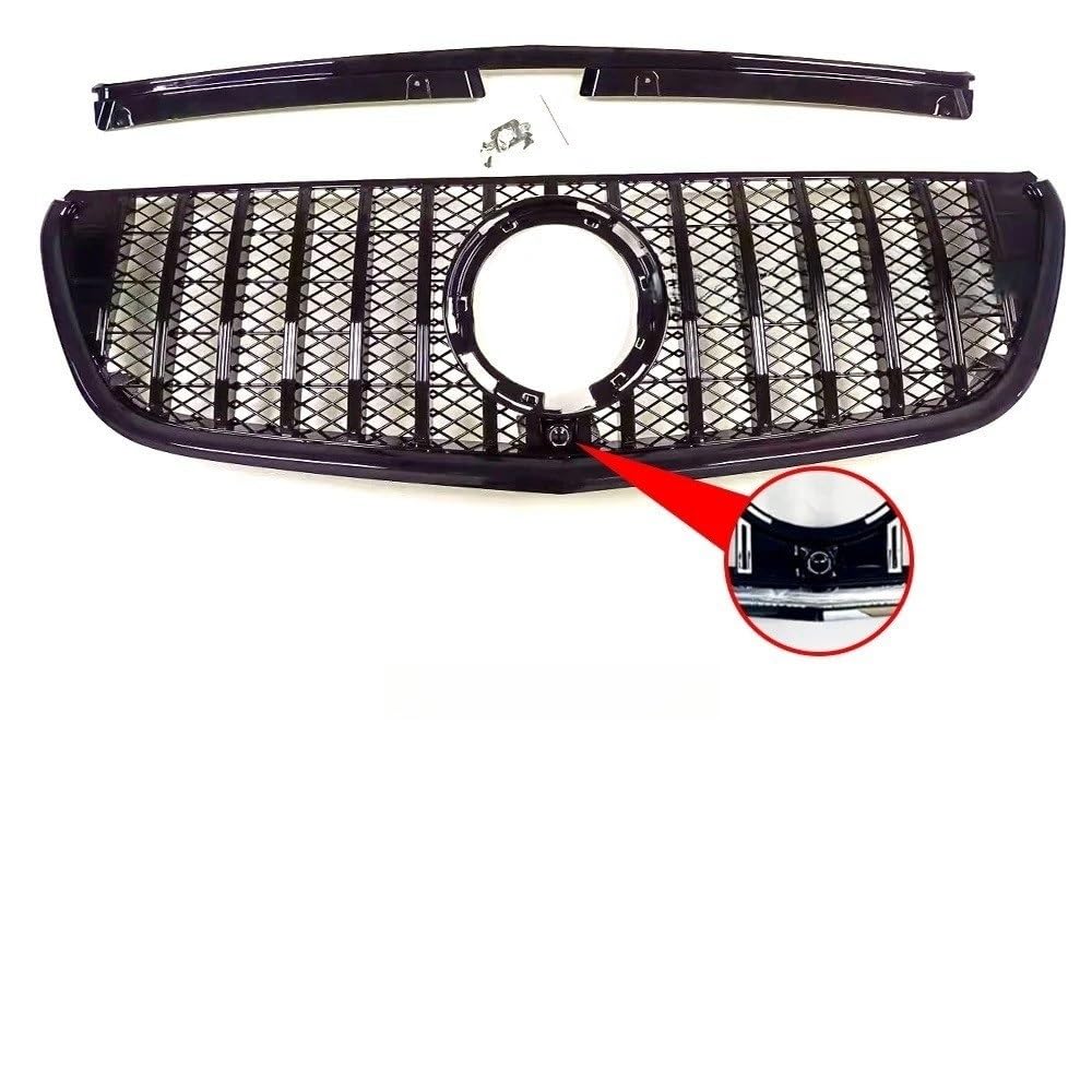 Auto Front Nieren Kühlergrill 2015+ Passend für W447 Diamantgrill für V/Vito-Klasse W447 Diamantgrill für V260 V220 Diamant-Frontstoßstange vorne Mesh-Grill von YQZGRD