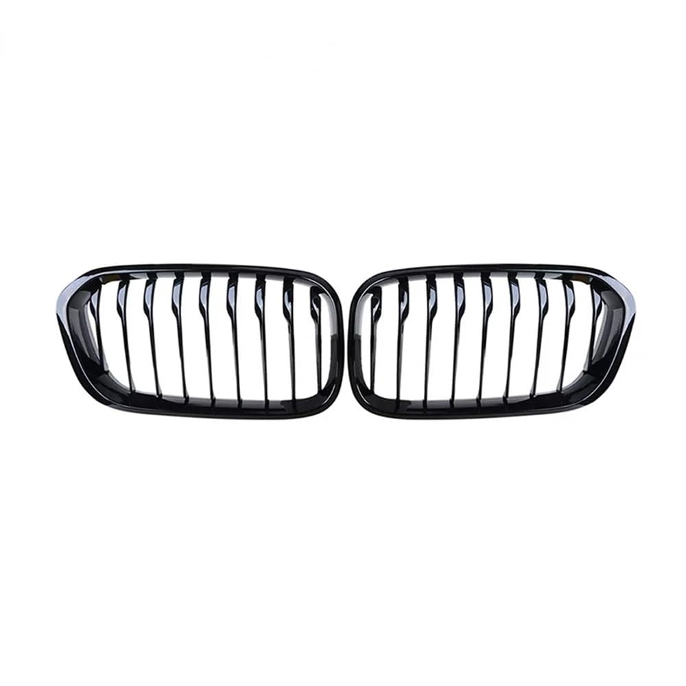 Auto Front Nieren Kühlergrill 2PCS Auto-Frontstoßstangengrills für F20 F21 LCI 120i 1 Serie 2015-2017 1&2 Lamellenlinie Ersatzgrill von YQZGRD