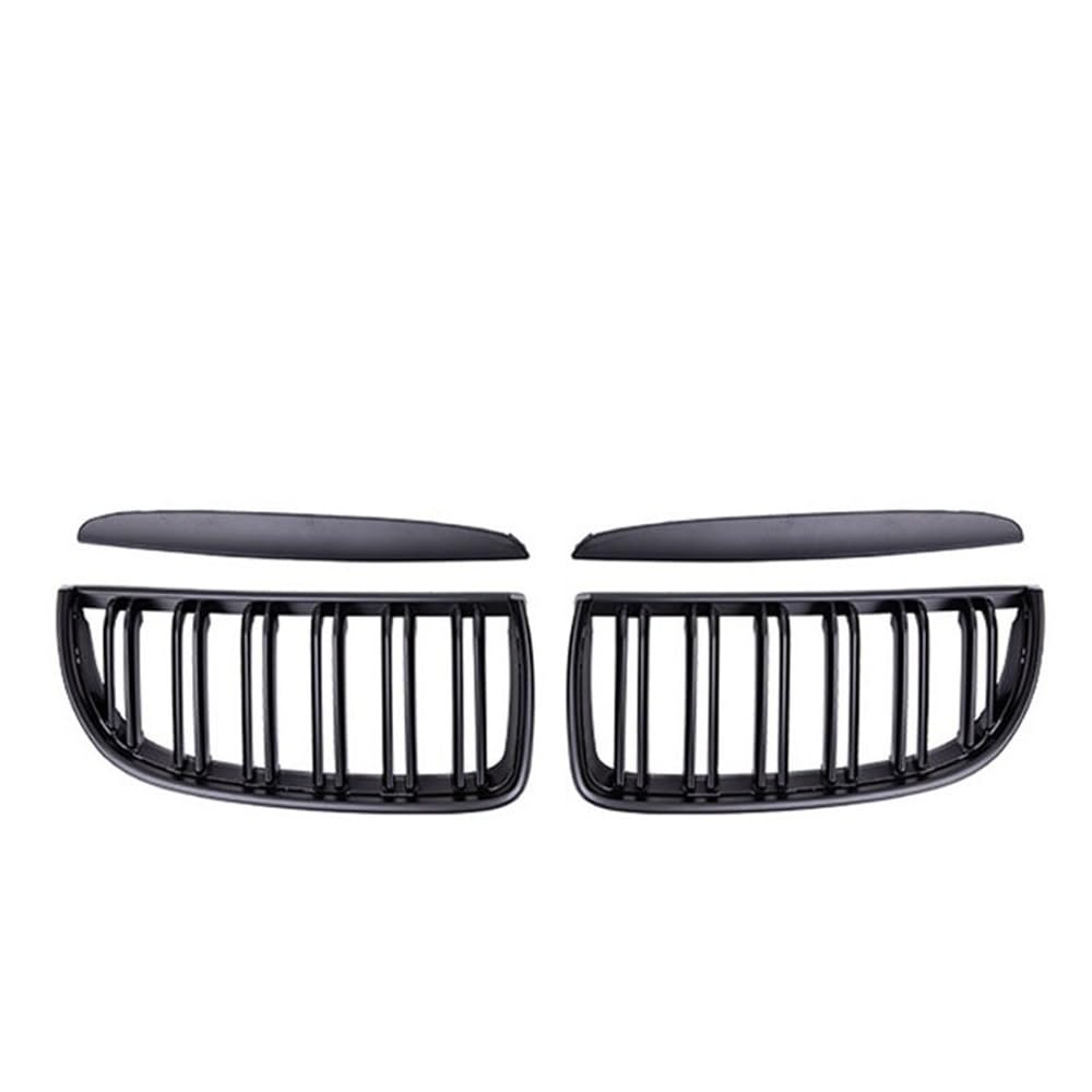 Auto Front Nieren Kühlergrill 2PCS Front Niere Grille Haube Grills Für E90 323I 328I 335I 330I 325I 3-Serie 2005-2008 doppel Linie St Auto von YQZGRD