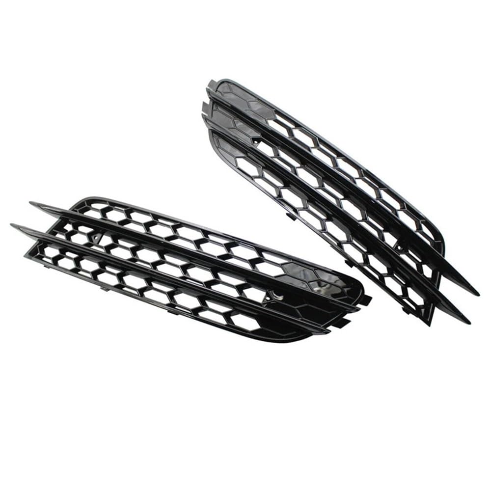 Auto Front Nieren Kühlergrill 2Pcs Auto Front Nebel Licht Abdeckung Grille Für A6 C7 2012 2013 2014 2015 Auto Zubehör Front Grille von YQZGRD