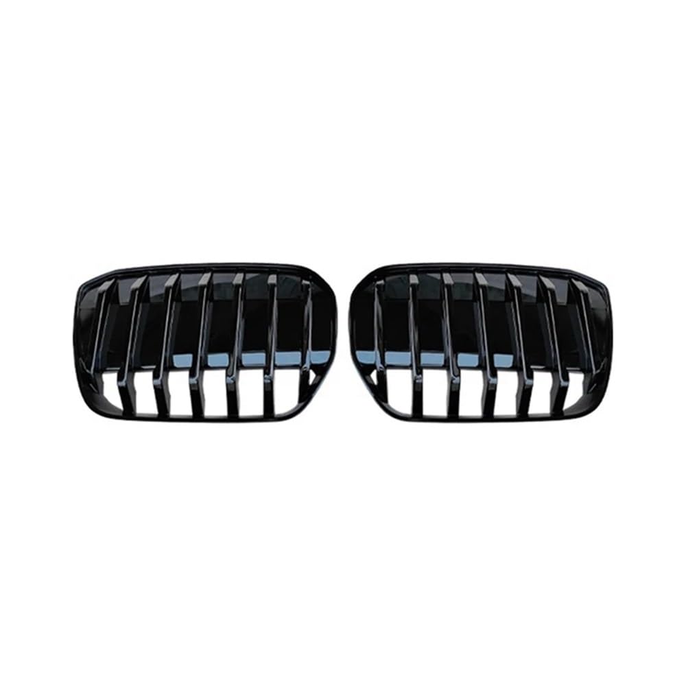 Auto Front Nieren Kühlergrill 2Pcs Car Front Niere Grille Für IX3 2020-2022 Auto Stoßstange Haube Mesh von YQZGRD