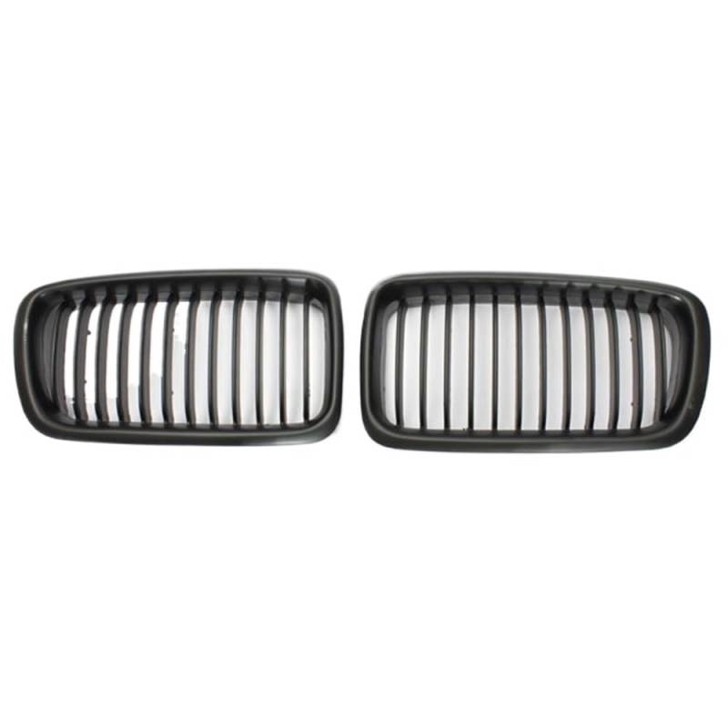 Auto Front Nieren Kühlergrill 4-türige Frontstoßstange Nierengitter Grill Haube Mesh Single für 7er E38 730IL 735I 725Tds 728I 750I Limousine 1996–2001 von YQZGRD