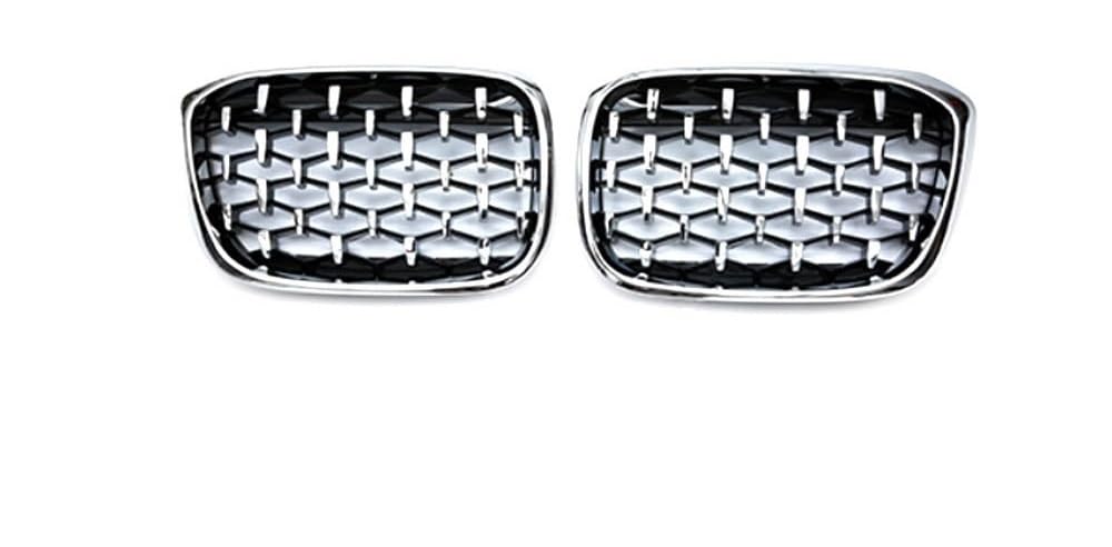 Auto Front Nieren Kühlergrill Auto Auto Zubehör Für X3 G01 2018-2022 Kühlergrill Nahen Net Grills Montage Rahmen Abdeckung Außen Bodykit Teile von YQZGRD