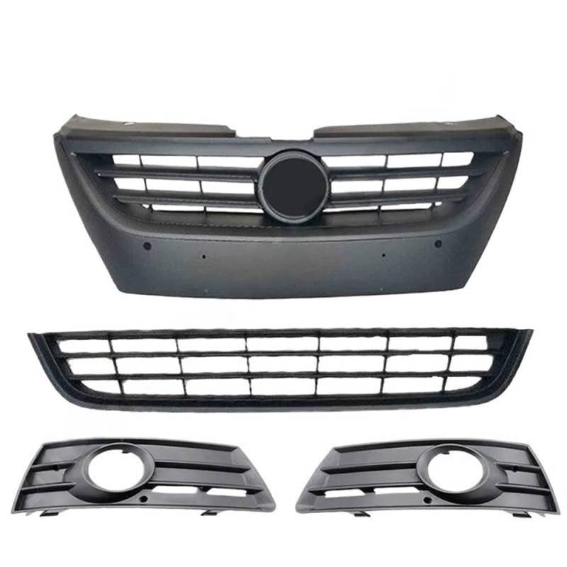 Auto Front Nieren Kühlergrill Auto Center Grille Frontstoßstange Mesh Grill Kühlergrills für Passat CC 2009-2012 von YQZGRD