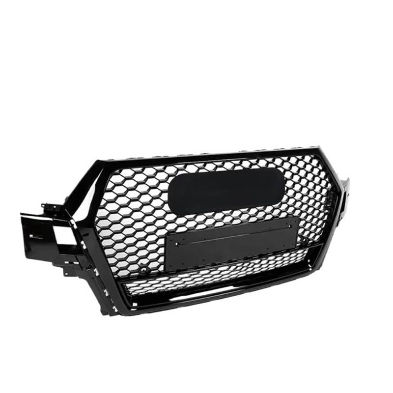 Auto Front Nieren Kühlergrill Auto Front Sport Haube Grill Für Q7 SQ7 Sline 2016 2017 2018 2019 2020 Auto Styling Zubehör von YQZGRD