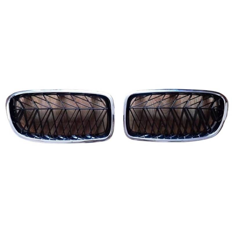 Auto Front Nieren Kühlergrill Auto-Frontgrill, vorderer Sportgrill, Stoßstangenmaske, Zierleisten, Netzabdeckung, Nierengitter, für 3er-Serie F30 F35 2012 2013–2019 von YQZGRD