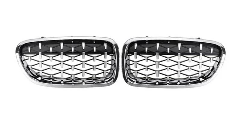 Auto Front Nieren Kühlergrill Auto-Frontgrill für 5er-Serie für F10 F11 F18 2010–2017 glänzendes Schwarz Auto-Styling-Zubehör Frontstoßstangengitter von YQZGRD