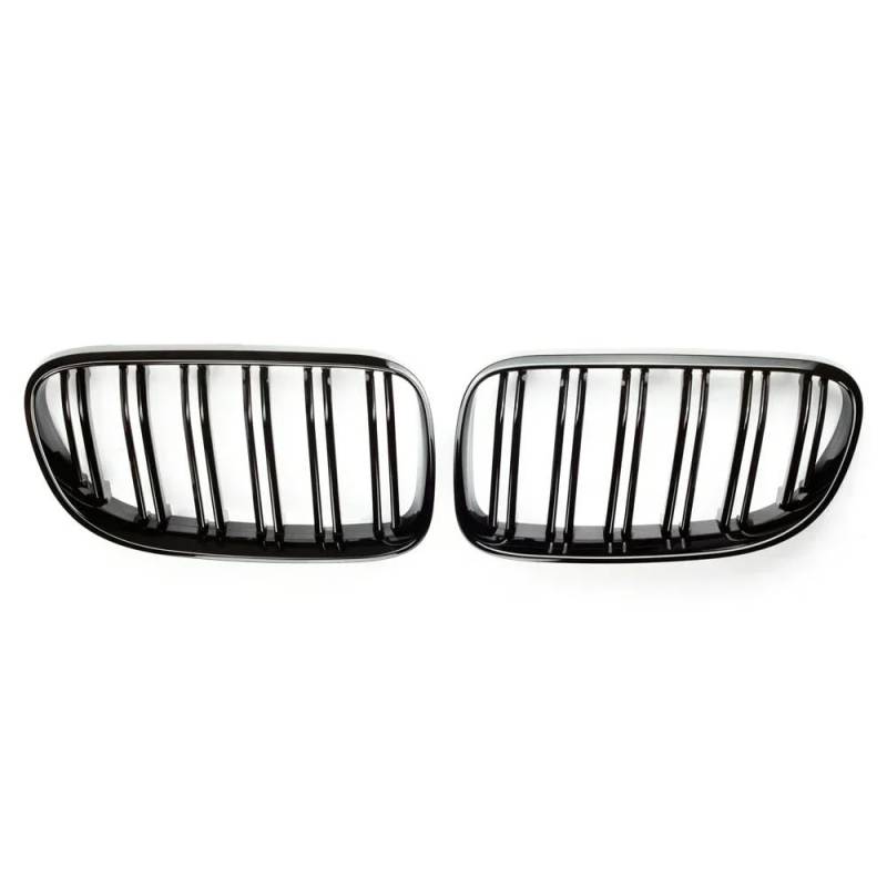 Auto Front Nieren Kühlergrill Auto-Frontniere für E92 E93 Facelift 316i 320d 320i 323i 325d 325i 2010–2013, glänzend schwarz, Sportgrill-Abdeckung von YQZGRD