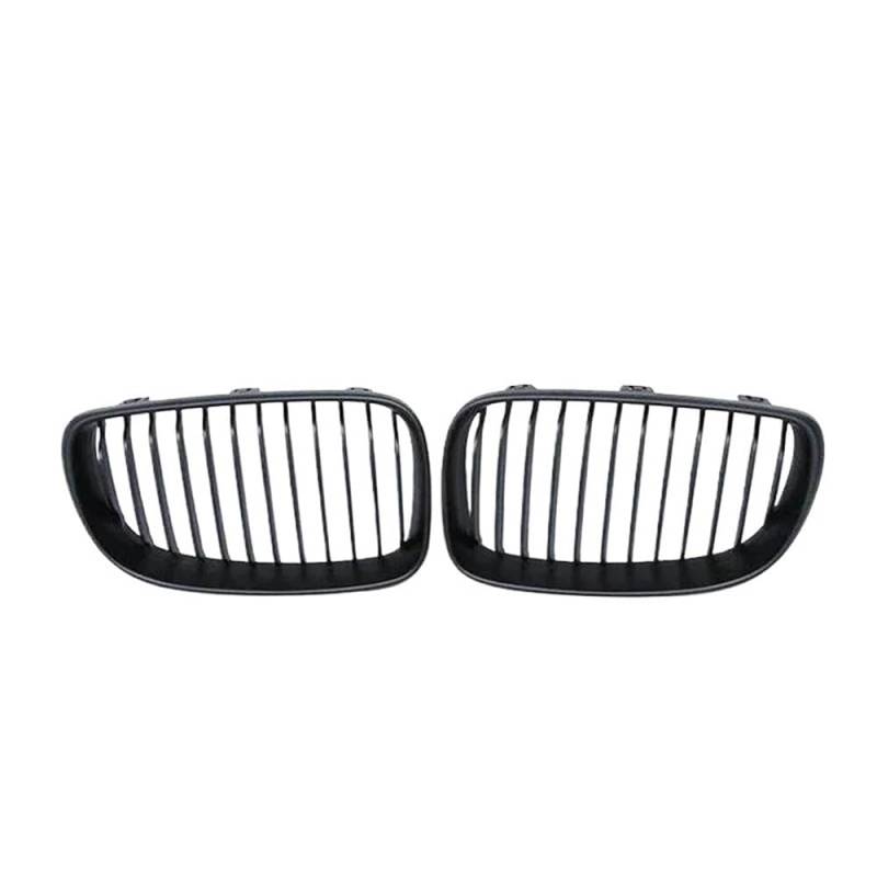 Auto Front Nieren Kühlergrill Auto Grills Front Grille Doppel Linie Glanz schwarz für E81 E87 E82 E88 für 1-Serie 128I 130I 135I 2007-2011 Auto Zubehör von YQZGRD