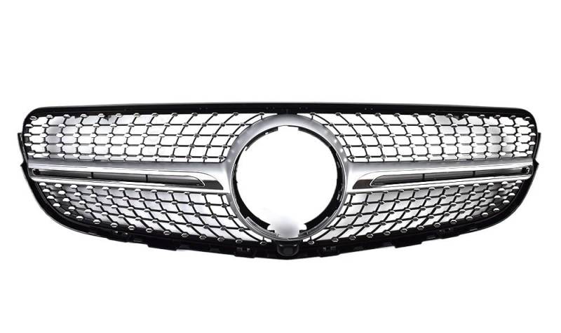 Auto Front Nieren Kühlergrill Auto Teil Front Einlass Mesh Stoßstange Grille Gitter Für GLC X253 2015 2016 2017 2018 Auto Zubehör von YQZGRD