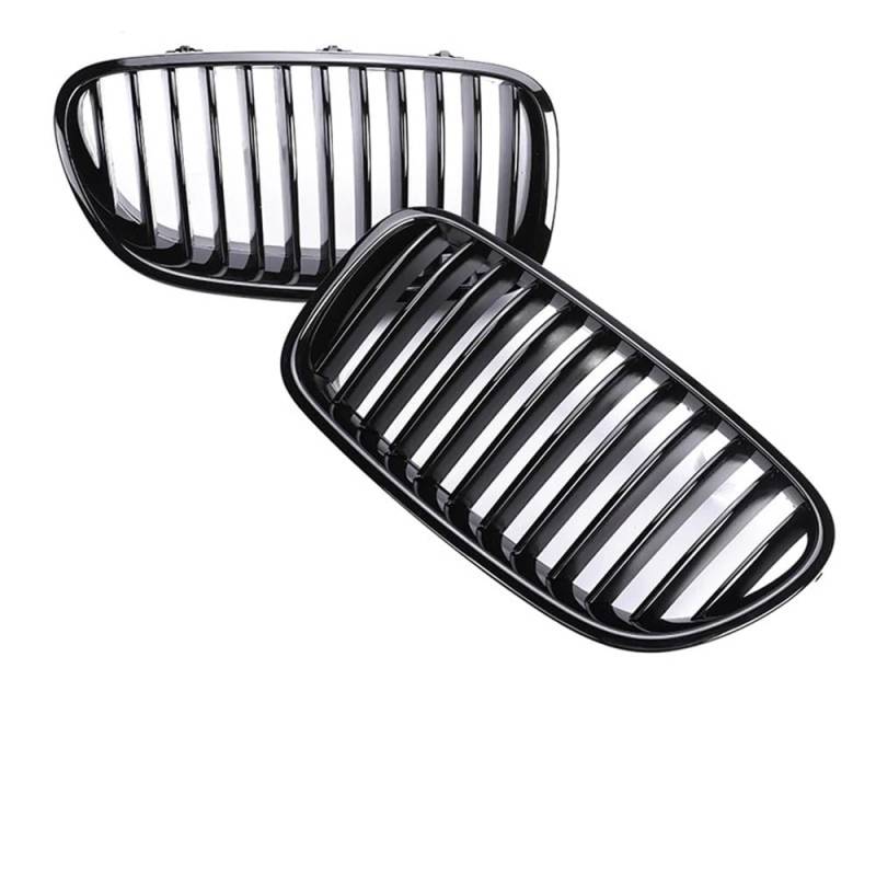 Auto Front Nieren Kühlergrill Carbon Fiber Front Bumper Nieren Grille M5 Chrom Schwarz Grill Für 5 Serie F10 F11 F18 2010-2017 Facelift Auto Zubehör von YQZGRD