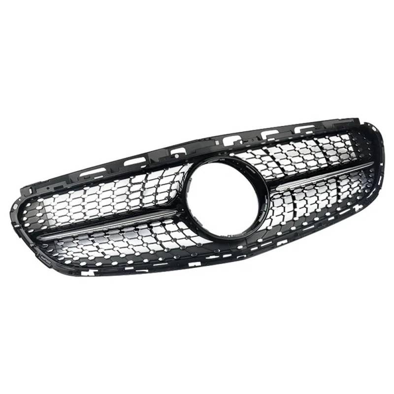 Auto Front Nieren Kühlergrill E63 AMG Look Frontgrill für E-Klasse W212 2014 2015 2016, SCHWARZGLÄNZEND von YQZGRD