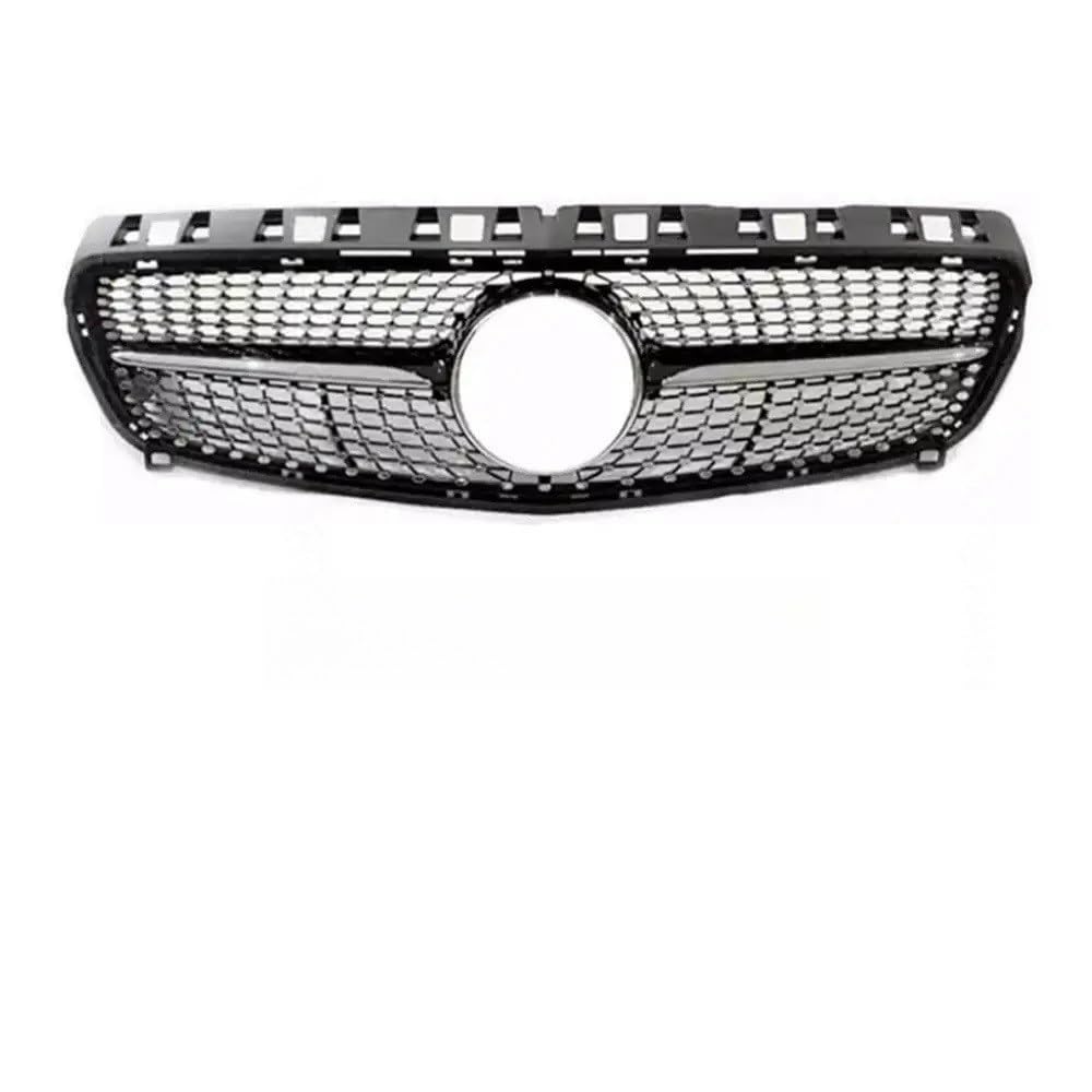 Auto Front Nieren Kühlergrill Einlassgitter, vorderer Kühlergrill, Zier-Styling für A W176 2013 2014 2015 2016 2017 2018 A180 A200 A45 GT Diamond von YQZGRD