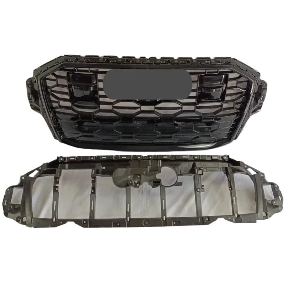 Auto Front Nieren Kühlergrill Front Stoßstange Grille Haube Grill Für Q7 SQ7 2021 2022 2023 Auto Styling Für SQ7 Stil Grill Auto Zubehör von YQZGRD