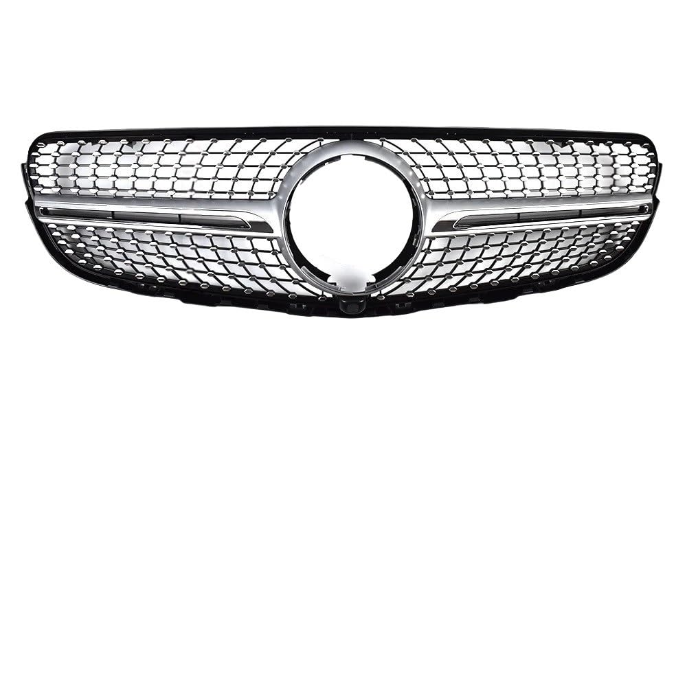 Auto Front Nieren Kühlergrill Fronteinlassgitter Haubengrill Mesh GT Diamond Style Sport Tuning für GLC X253 2015-2018 200 220 250 260 300 350 von YQZGRD