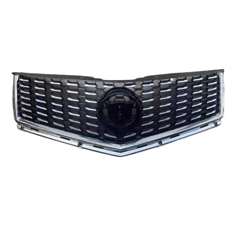 Auto Front Nieren Kühlergrill Frontgrill Grill Für SRX 2010-2016 Schwarz/Silber Obere Stoßstange Haube Mesh Grid ABS Material Auto Auto Teile von YQZGRD