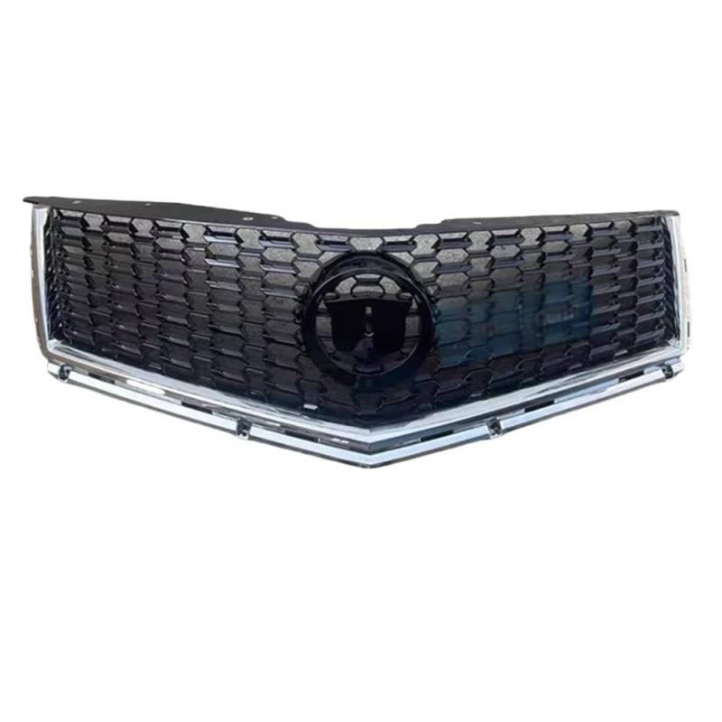 Auto Front Nieren Kühlergrill Frontgrill Grill Für SRX 2010-2016 Schwarz/Silber Obere Stoßstange Haube Mesh Grid ABS Material Auto Auto Teile von YQZGRD