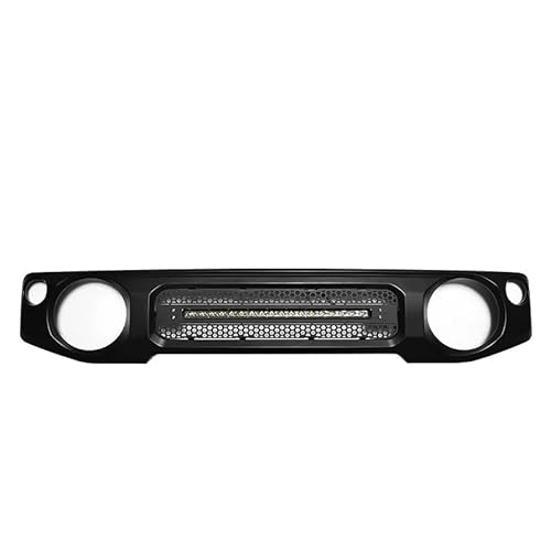 Auto Front Nieren Kühlergrill Frontgrill Mit Lampen Für Jimny JB64 JB74W 2019 2020 Auto Nierengitter Mesh Schwarz Grille Abdeckung Zubehör von YQZGRD