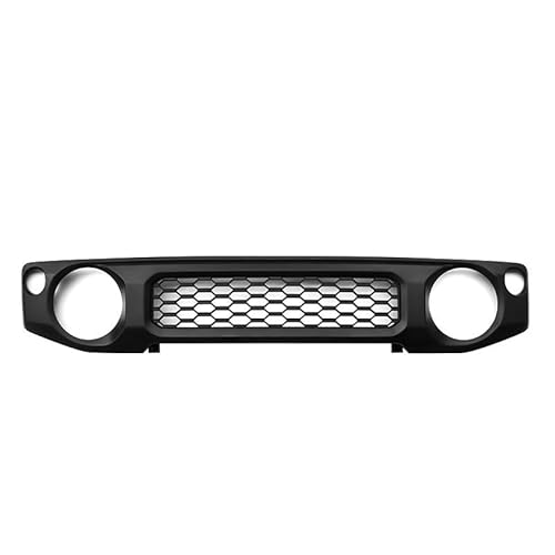 Auto Front Nieren Kühlergrill Frontgrill Mit Lampen Für Jimny JB64 JB74W 2019 2020 Auto Nierengitter Mesh Schwarz Grille Abdeckung Zubehör von YQZGRD